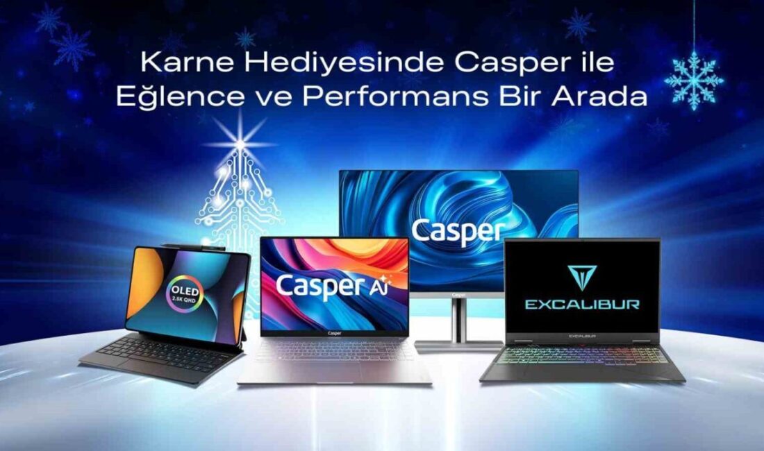 Yarıyıl tatili ve karne dönemine yönelik ürün seçeneklerini açıklayan Casper,