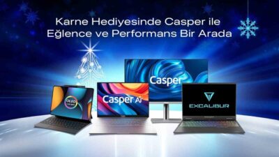 Yarıyıl tatili ve karne dönemine yönelik ürün seçeneklerini açıklayan Casper,