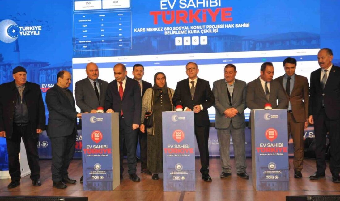 Kars’ta Yüzyılın Konut Projesi kapsamında inşa edilecek bin 730 konutun