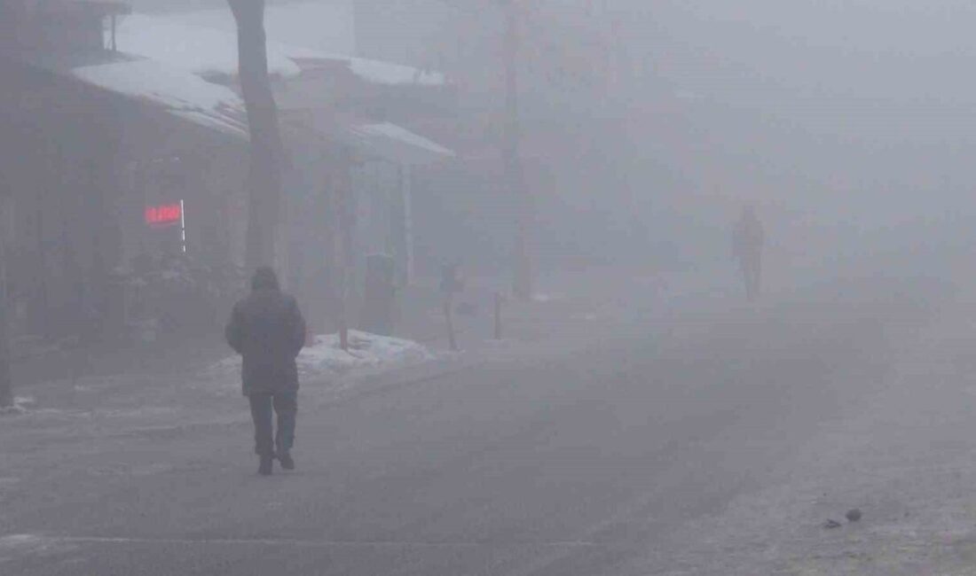 Kars, sabahın ilk ışıklarıyla birlikte adeta beyaz bir örtünün altında