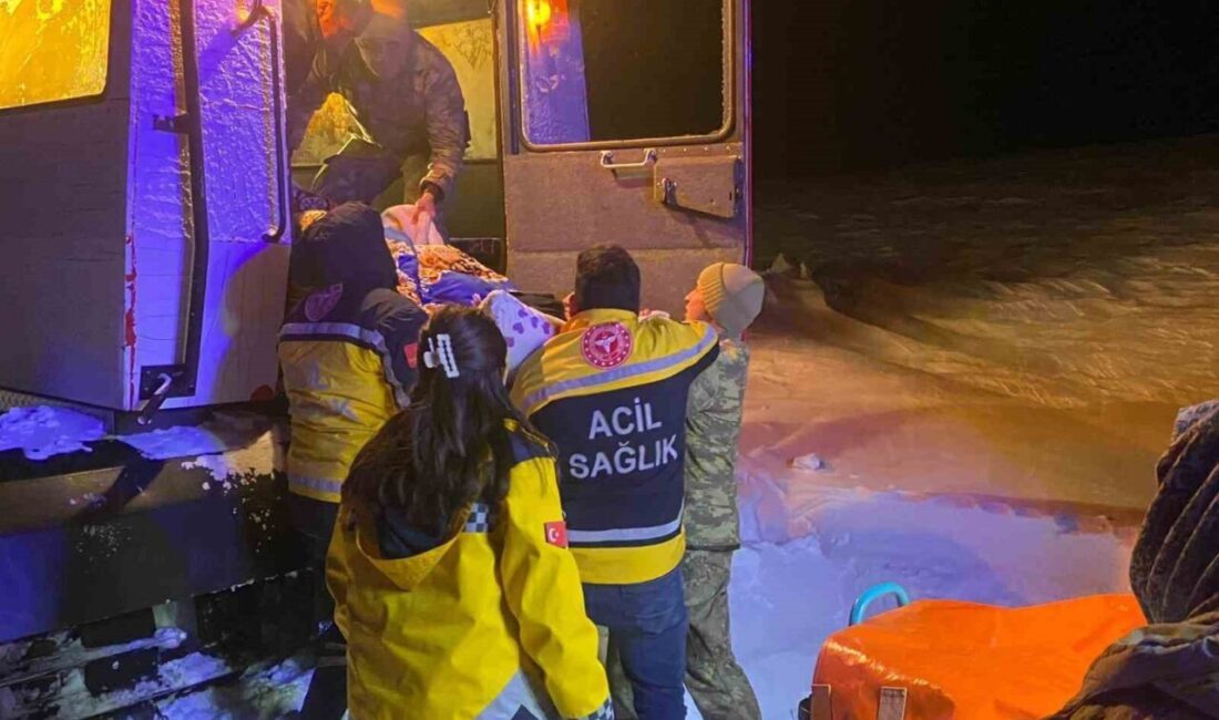 Kars’ta eksi 30 derece soğukta sınırı bekleyen Mehmetçik, köyde mahsur