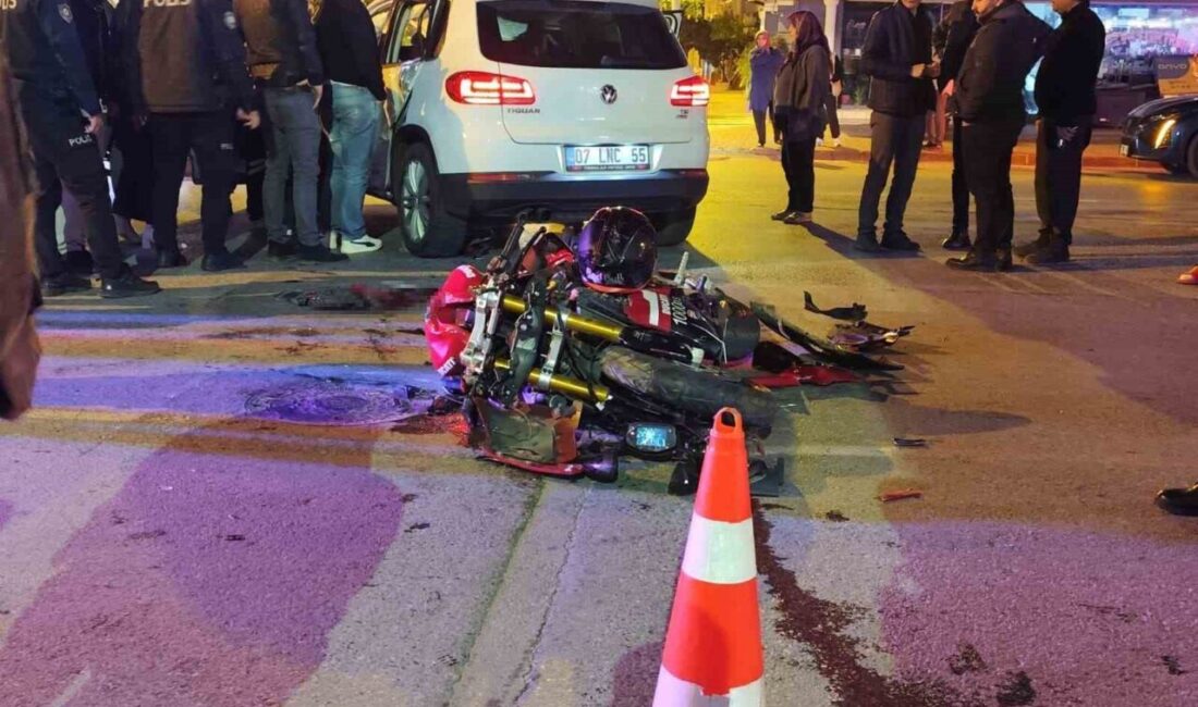 Antalya’nın Manavgat ilçesinde sosyal medyada çektiği motosiklet videoları ile fenomen