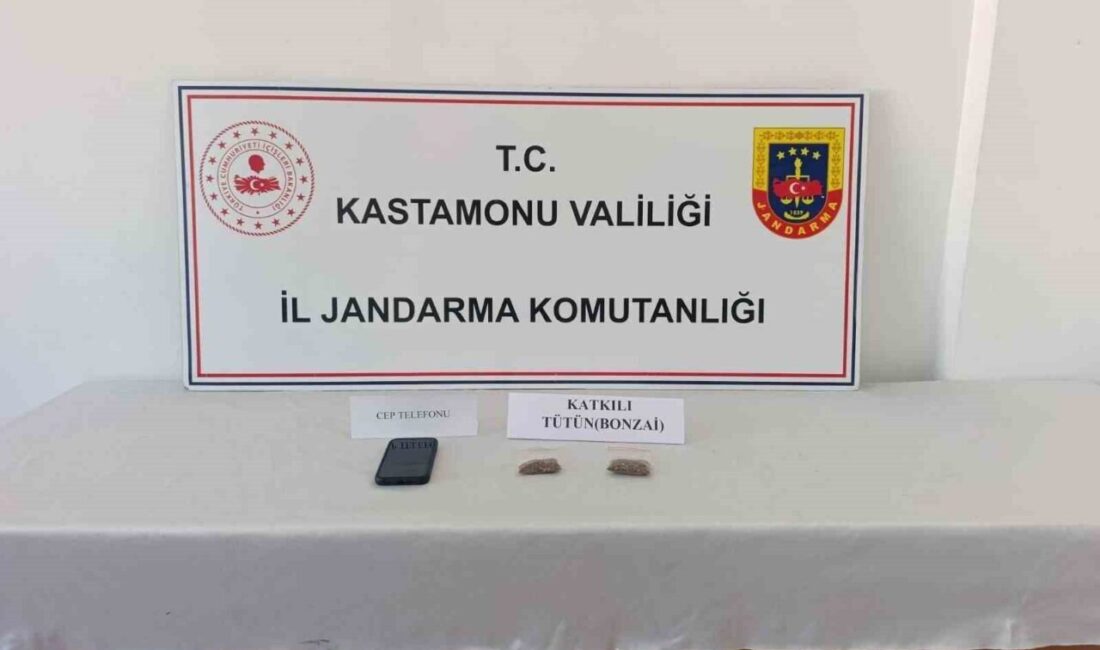 Kastamonu’da jandarma ekiplerince gerçekleştirilen uyuşturucu operasyonunda gözaltına alınan 2 şüpheliden