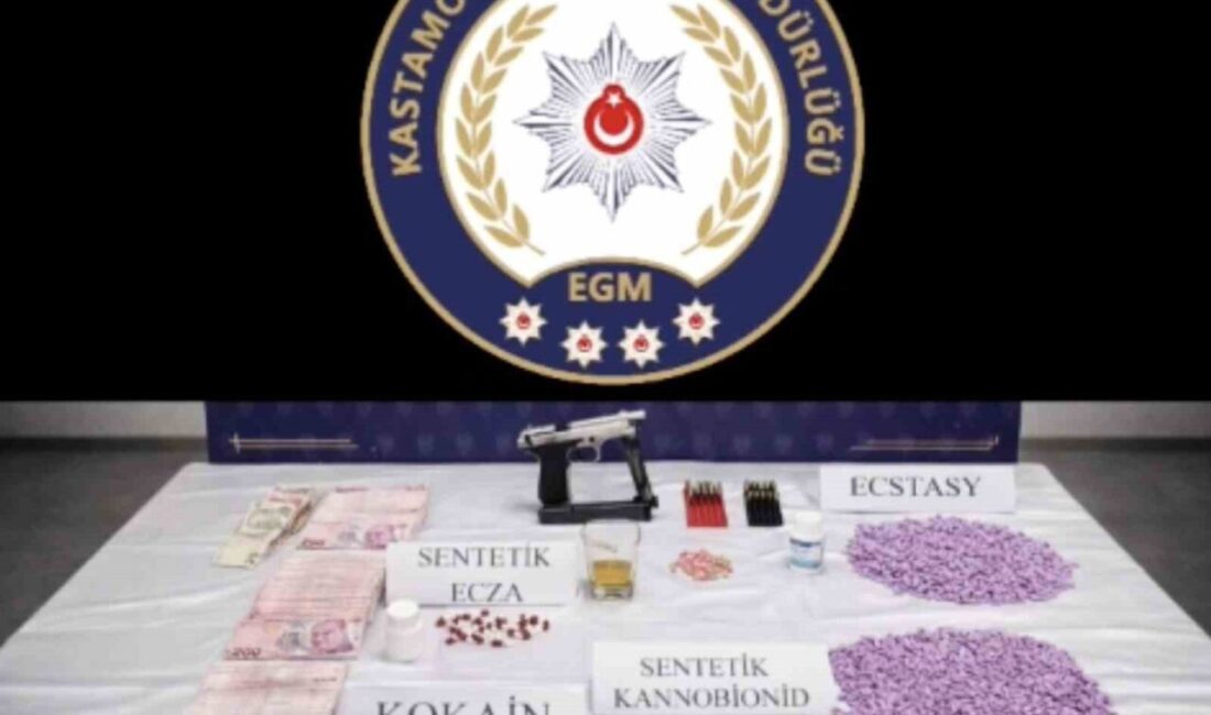 Kastamonu’nun Tosya ilçesinde polis ekiplerince düzenlenen uyuşturucu operasyonlarında gözaltına alınan