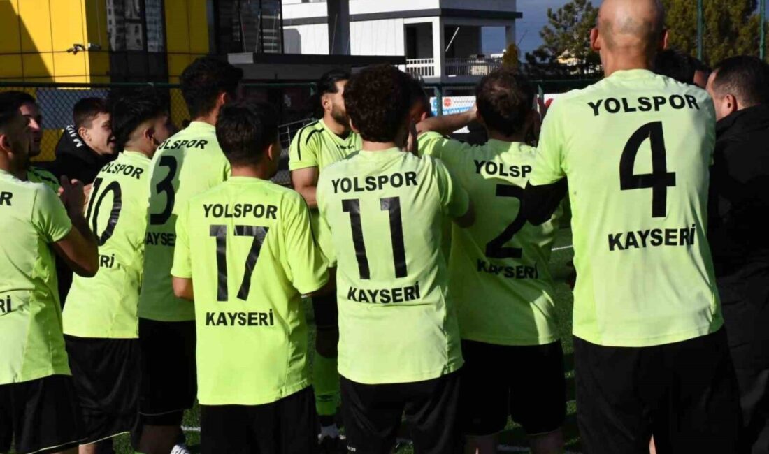 Kayseri 1. Amatör Küme A Grubu lideri Kayseri Yolspor; ligin