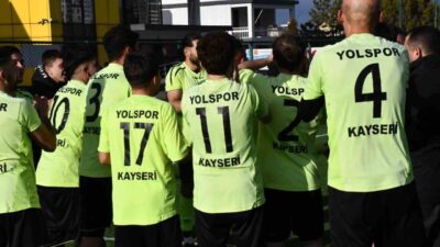 Kayseri 1. Amatör Küme A Grubu lideri Kayseri Yolspor; ligin