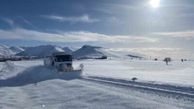 Kayseri Büyükşehir Belediyesi; etkili olan kar yağışı ve tipi nedeniyle