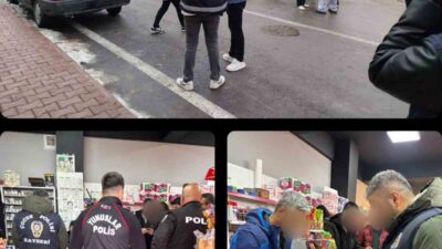 Kayseri’de polis ekipleri tarafından okullarda güveni sağlama adına yapılan çalışmalarda,