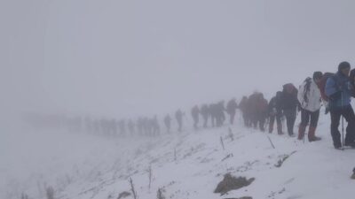 Denizli’deki 2 bin 571 rakımlı Honaz Dağı zirvesine Kazıkbeli Savaşı