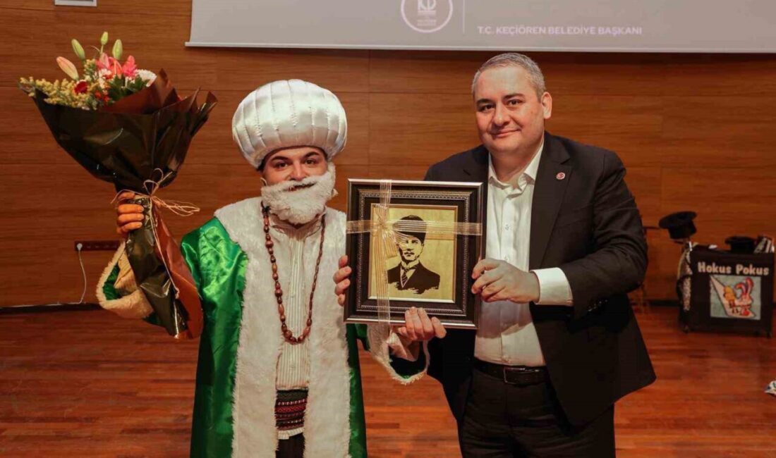 Keçiören Belediyesi Şehir Tiyatroları tarafından ara tatilde çocuklara özel sihirbaz