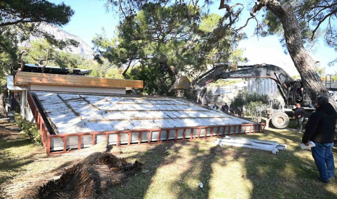 Kemer Belediyesi, Göynük Mahallesi’nde yer alan bir otelde tespit edilen