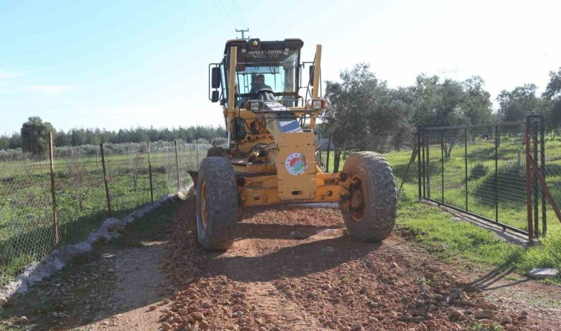 Kepez Belediyesi Fen İşleri Müdürlüğü ekipleri, Kirişçiler Mahallesi’nde planlı kentleşmeyi