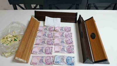 Samsun’un Tekkeköy ilçesinde bir kıraathaneye yönelik yapılan denetimde kumar oynadığı