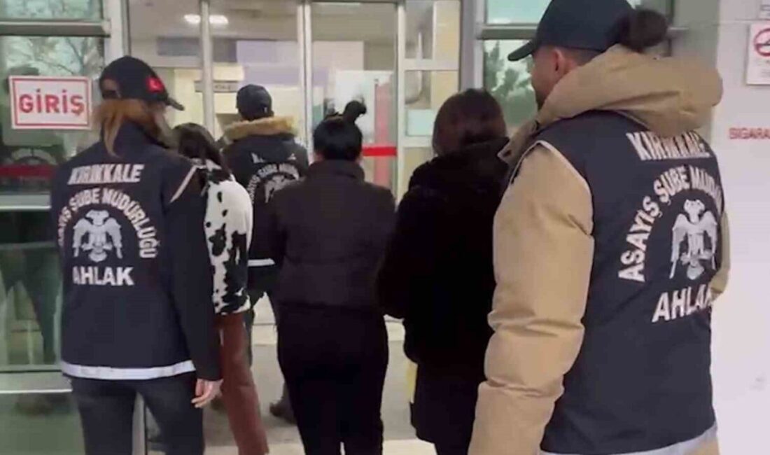 Kırıkkale’nin Yahşihan ilçesinde 3 ayrı adrese düzenlenen fuhuş operasyonunda, 2’si