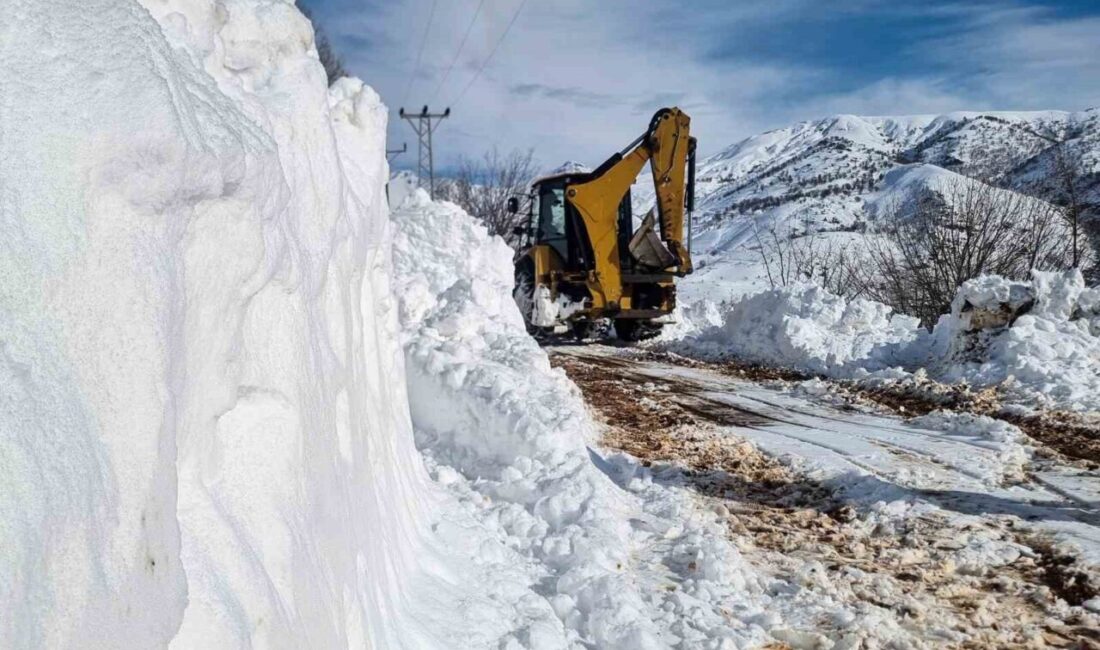 Diyarbakır Büyükşehir Belediyesi, 29 Aralıkta başlayan kar yağışının ardından kırsal