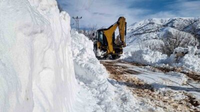Diyarbakır Büyükşehir Belediyesi, 29 Aralıkta başlayan kar yağışının ardından kırsal