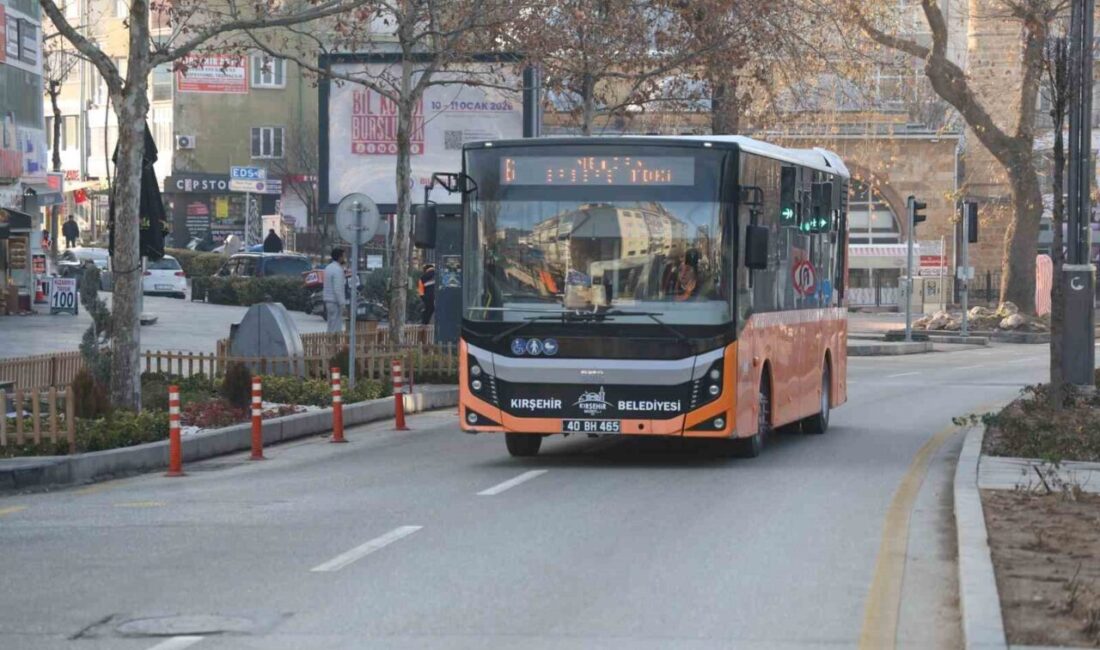 KIRŞEHİR (İHA) – Kırşehir’de şehir içi toplu ulaşım ücretleri, Belediye