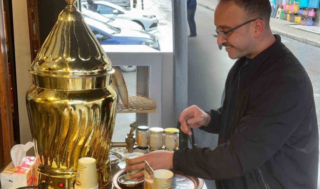 Kastamonu’da kış mevsiminde doğal yöntemlerle hazırlanan salep, vatandaşlardan yoğun ilgi