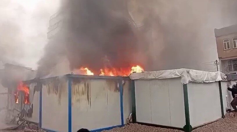 Adıyaman’da, bir konteynerde meydana gelen yangın korkuttu. Edinilen bilgilere göre,