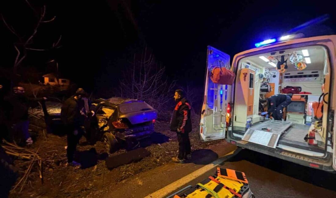 Kırklareli’nin Lüleburgaz ilçesine bağlı Ceylanköy köyü girişinde meydana gelen trafik