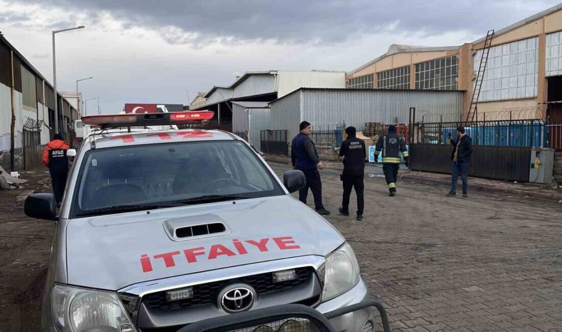 Konya’da dondurma dolaplarının bulunduğu depoda amonyak tankına bağlı borulardan gaz