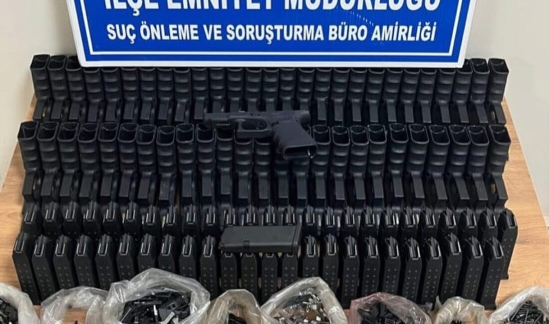 Konya’nın Seydişehir ilçesinde valizinde çok sayıda silah parçası ile yakalanan