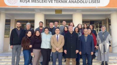 Aydın’ın Köşk ilçesinde liselerde görev yapan öğretmenler ile gerçekleştirilen toplantıda