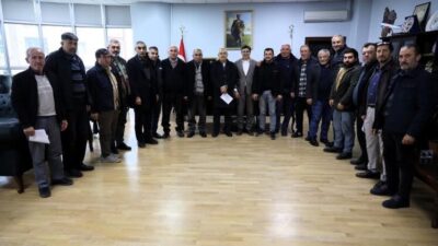 Bilecik’in Söğüt ilçesinde köy muhtarları Söğüt Belediye Başkanı Ferhat Durgut’a