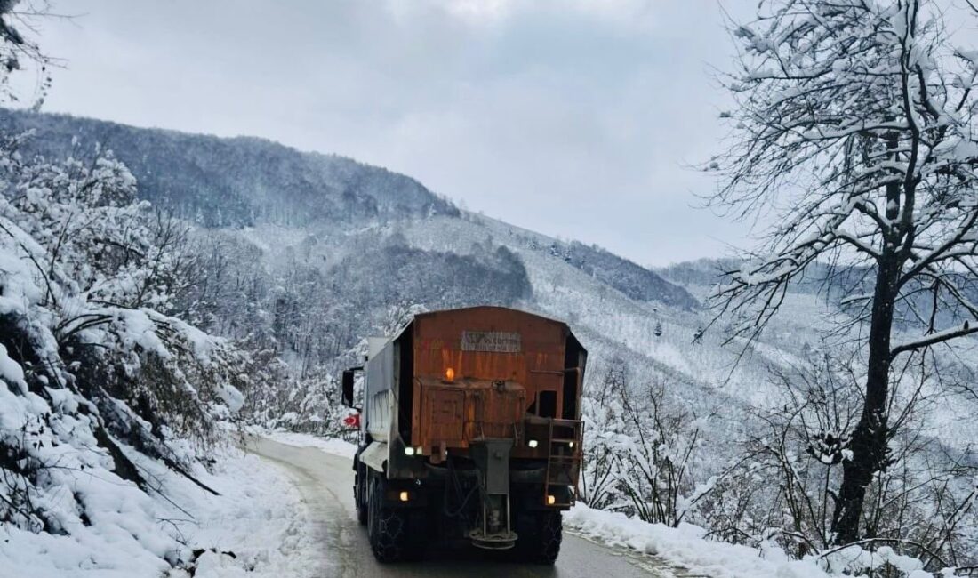 DÜZCE (İHA) – Düzce İl Özel İdaresi ekipleri, etkili olan