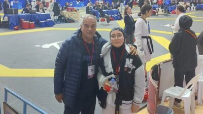 Muğla’nın Köyceğiz ilçesi Akademi Spor Kulübü Taekwondo sporcusu Azra Karakaş