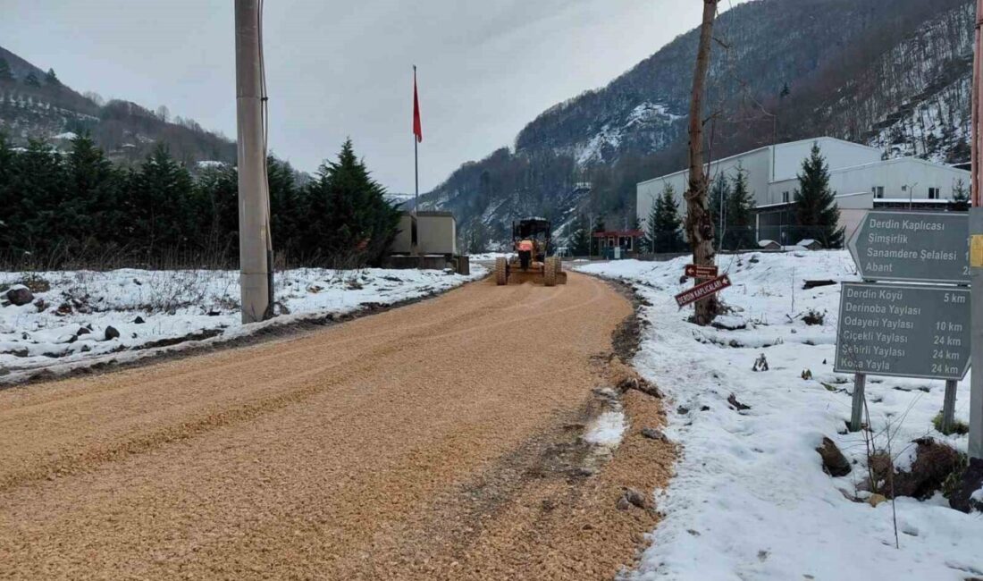 DÜZCE (İHA) – Düzce İl Özel İdaresi Yol ve Ulaşım