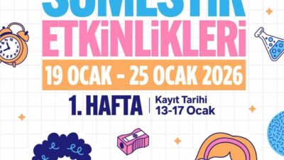 Küçükçekmece’de sömestir tatiline girecek öğrenciler için bu yılda birbirinden eğlenceli