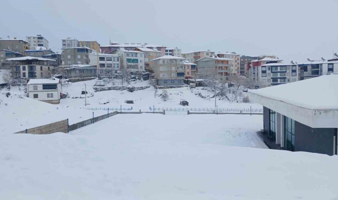 Diyarbakır’ın Kulp ilçesinde dün akşam başlayan yoğun kar yağışı sonrası