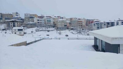 Diyarbakır’ın Kulp ilçesinde dün akşam başlayan yoğun kar yağışı sonrası