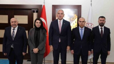 Bir dizi programa katılmak üzere Ağrı’ya gelen Kültür ve Turizm