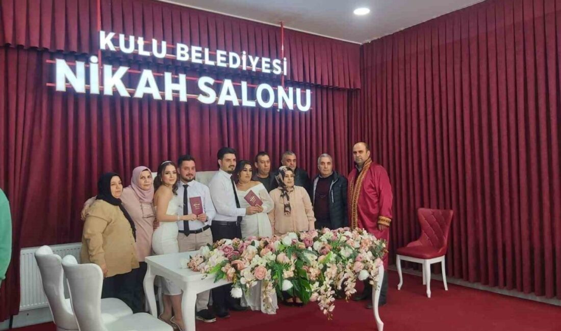 Konya’nın Kulu ilçesinde Evlendirme Müdürlüğü tarafından 2024 ve 2025 yıllarında