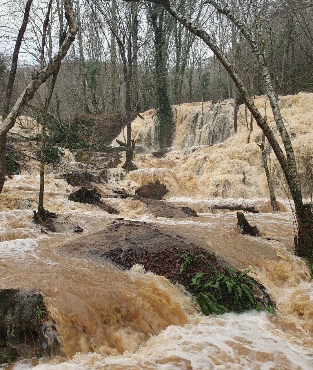 Yaz aylarında kuraklık nedeniyle tamamen kuruma noktasına gelen Karapınar Şelalesi,