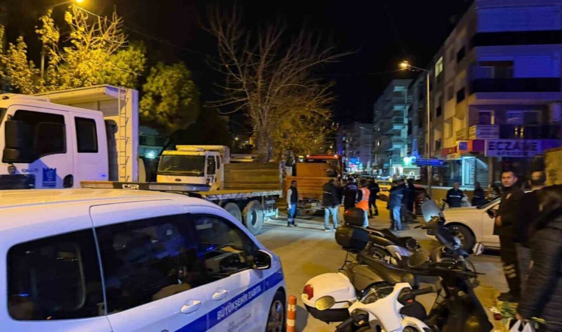 Kuşadası Belediyesi’nin Aydın Büyükşehir Belediyesi’ne ait alanda çalışma yaptığı iddiasıyla