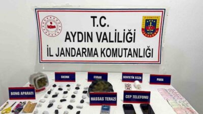 Aydın’ın Kuşadası ilçesinde uyuşturucu satıcılarına yönelik düzenlenen operasyonda iki şüpheli