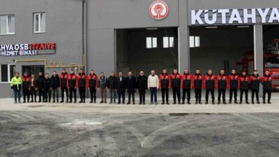 Kütahya Organize Sanayi Bölgesi (OSB) Yönetim Kurulu, bölgede yapımı tamamlanan