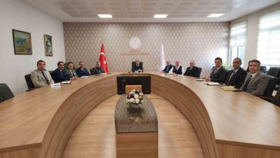 Kütahya İl Millî Eğitim Müdürü Mustafa Yılmaz başkanlığında gerçekleştirilen toplantıda,
