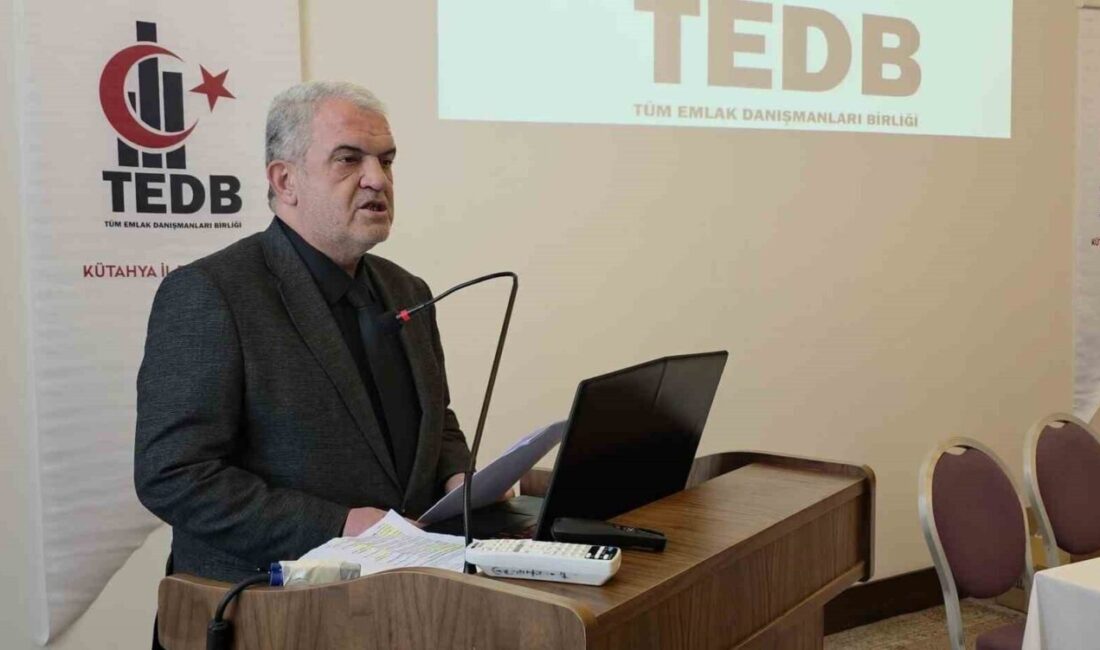 Tüm Emlak Danışmanları Birliği Kütahya İl Başkanı Kenan Uzman, kentteki