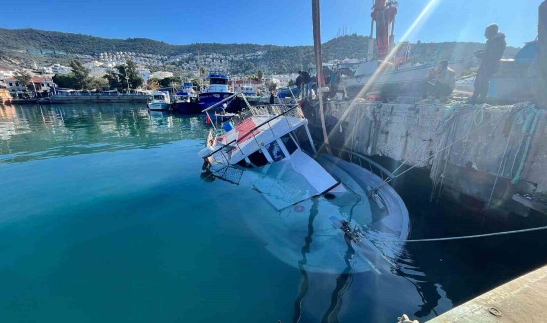 Muğla’nın Milas ilçesine bağlı Güllük Mahallesi’nde etkili olan sert hava