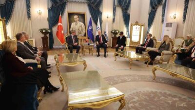 Bursa Büyükşehir Belediye Başkanı Mustafa Bozbey, Litvanya Ankara Büyükelçisi Marius