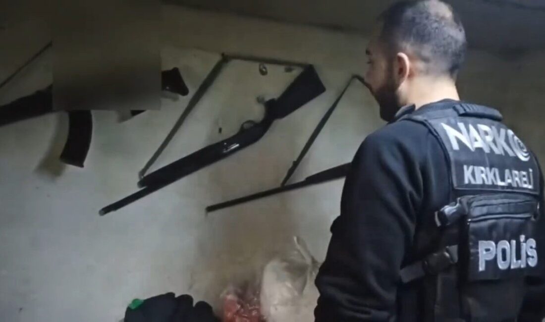 Kırklareli’nin Lüleburgaz ilçesinde düzenlenen operasyonda çok sayıda uyuşturucu madde ve