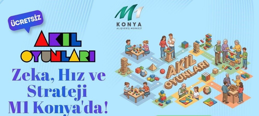 M1 Konya AVM, sömestr döneminde zeka, hız ve stratejiyi buluşturan
