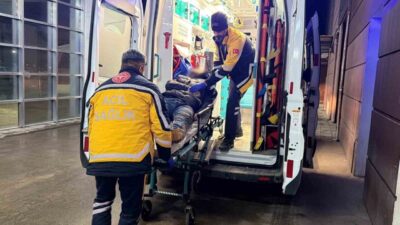 Adıyaman’da, sokak ortasında fenalık geçiren madde bağımlısı olduğu iddia edilen