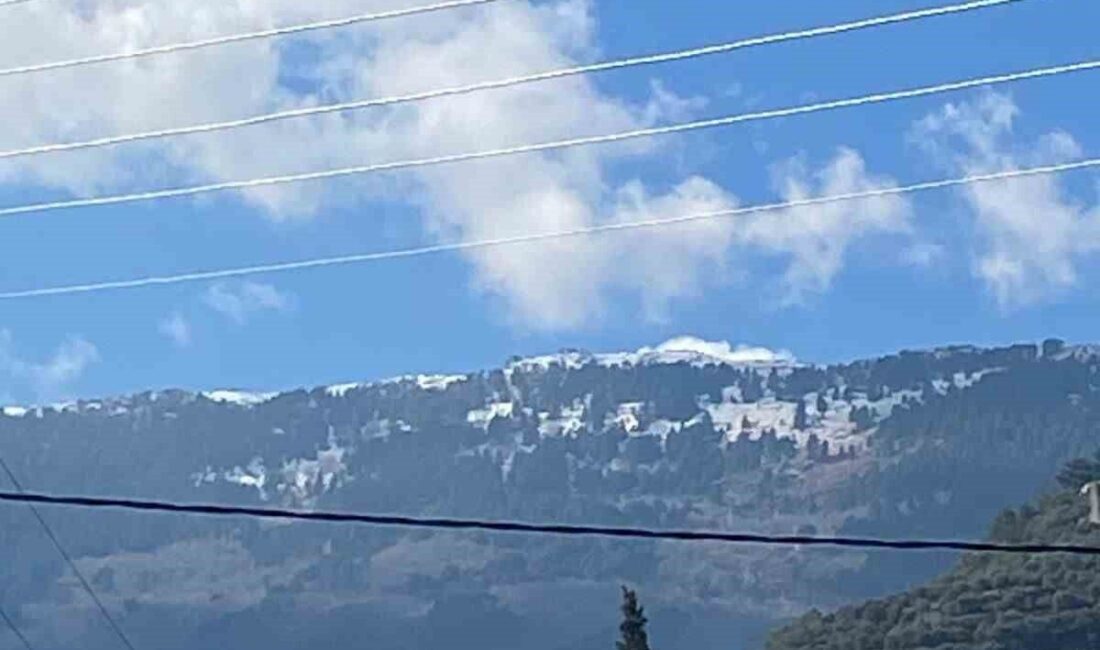 Aydın’ın Bozdoğan ilçesinde yeni yılın ilk günüyle birlikte beklenen kış