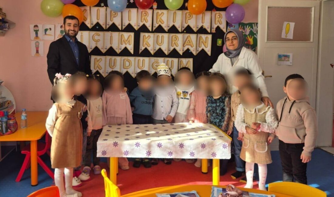 Mahmudiye İlçe Müftülüğü bünyesindeki Merkez 4-6 Yaş Kur’an Kursu öğrencileri