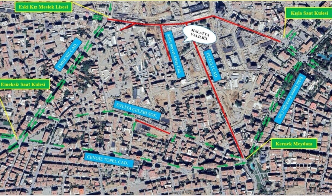 Malatya’da altyapı yatırımları hız kesmeden sürüyor. İnönü Caddesi’nde yürütülecek yağmur